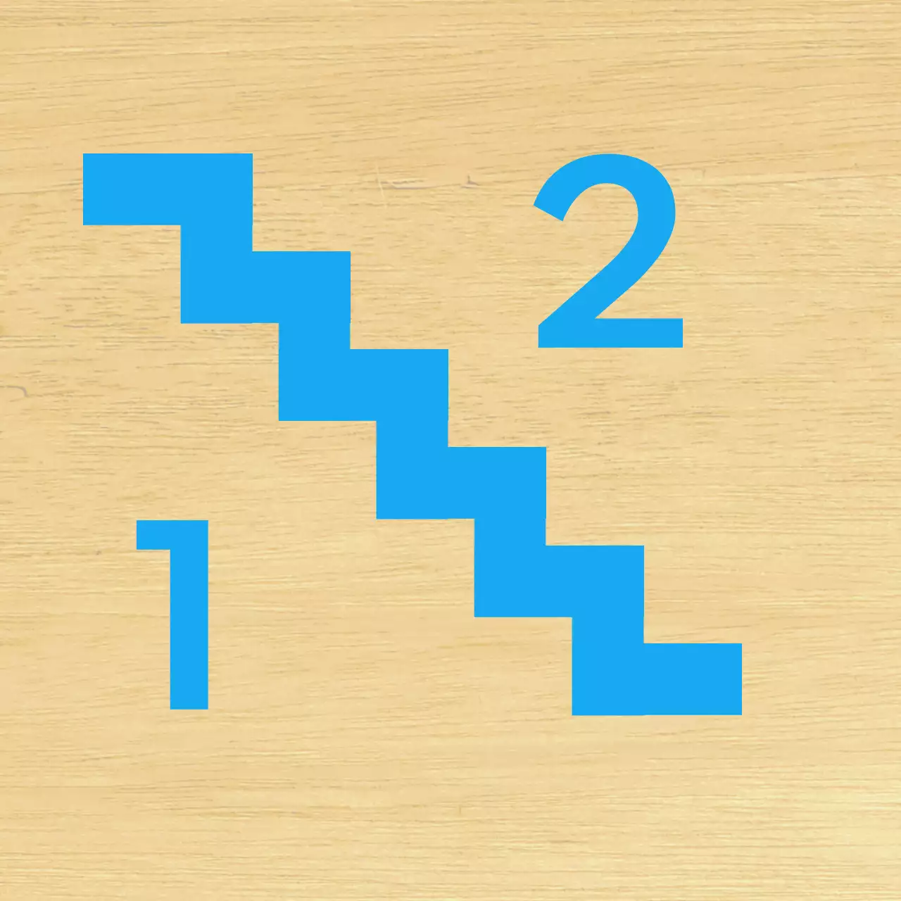 하늘색 계단 위치 안내