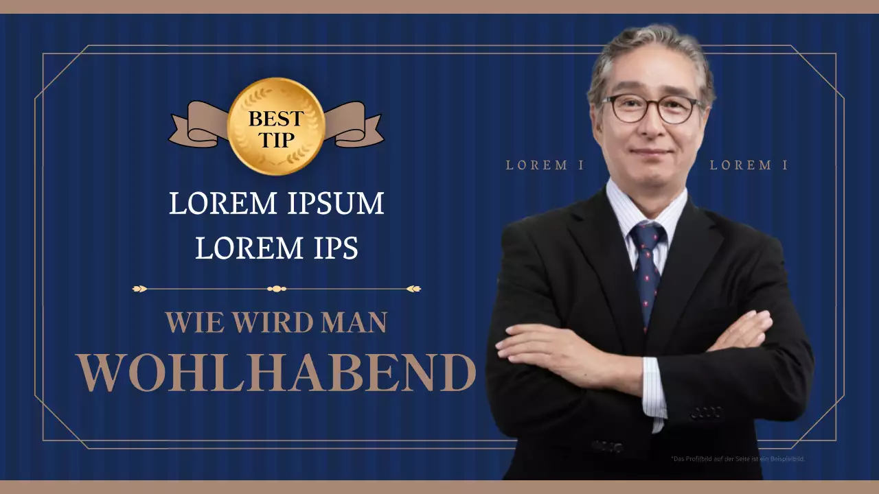 Unsere Auswahl an Luxusaktien in Marineblau und Gold