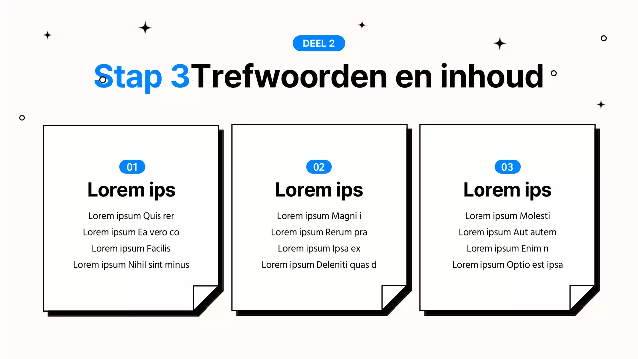 Eenvoudige blauw-zwarte kantoorwerkpresentatie