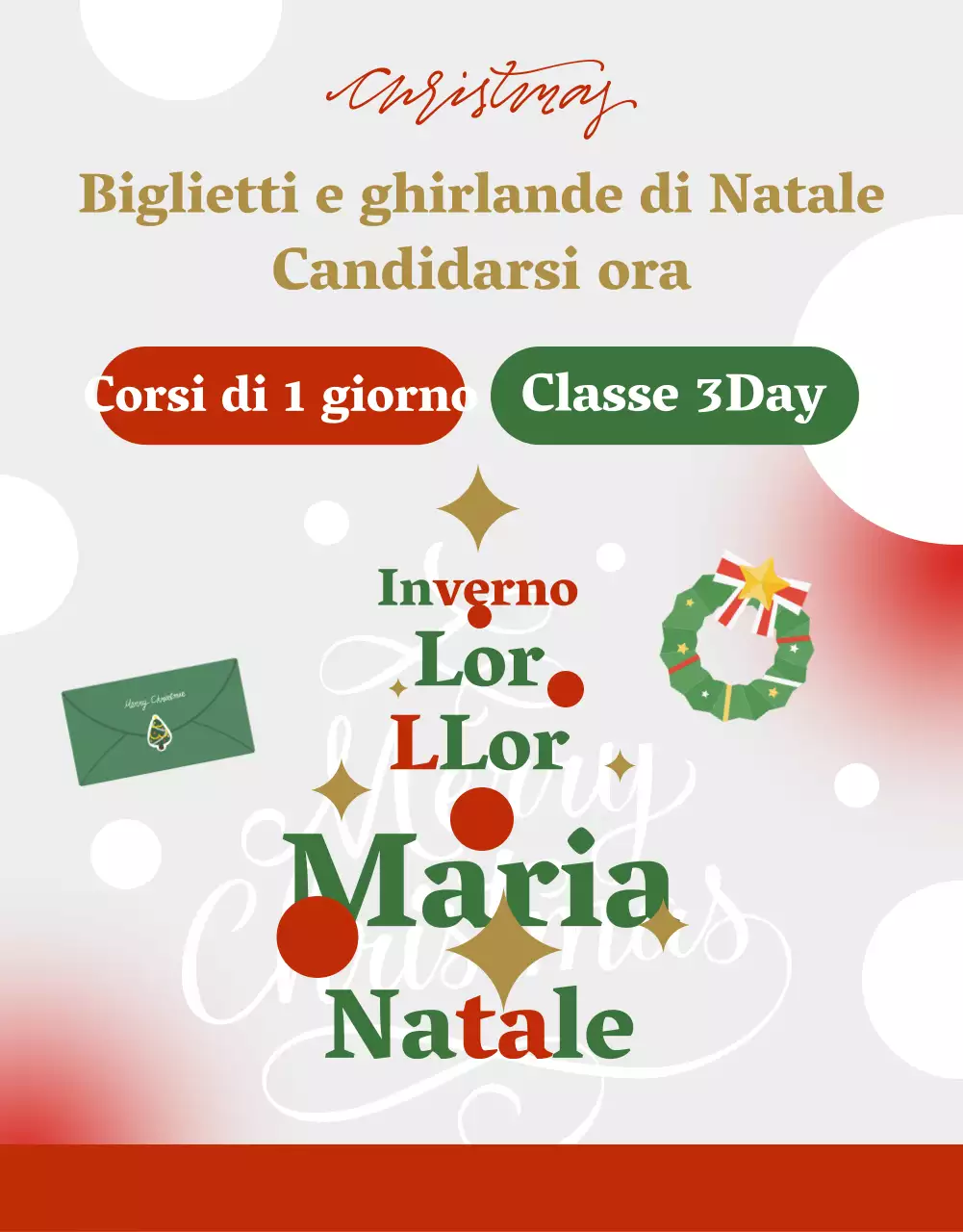 Promuovere un programma natalizio grigio e accogliente