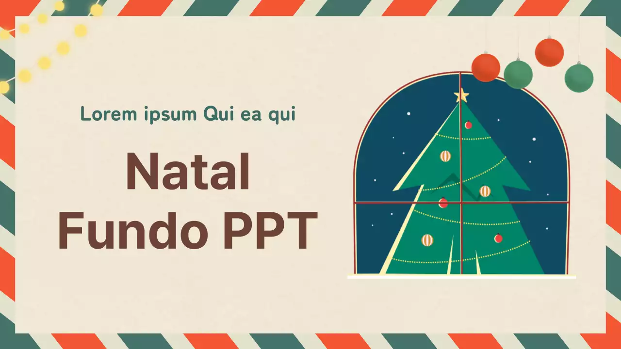 Fundo de cartão postal de férias festivo vintage em vermelho e verde