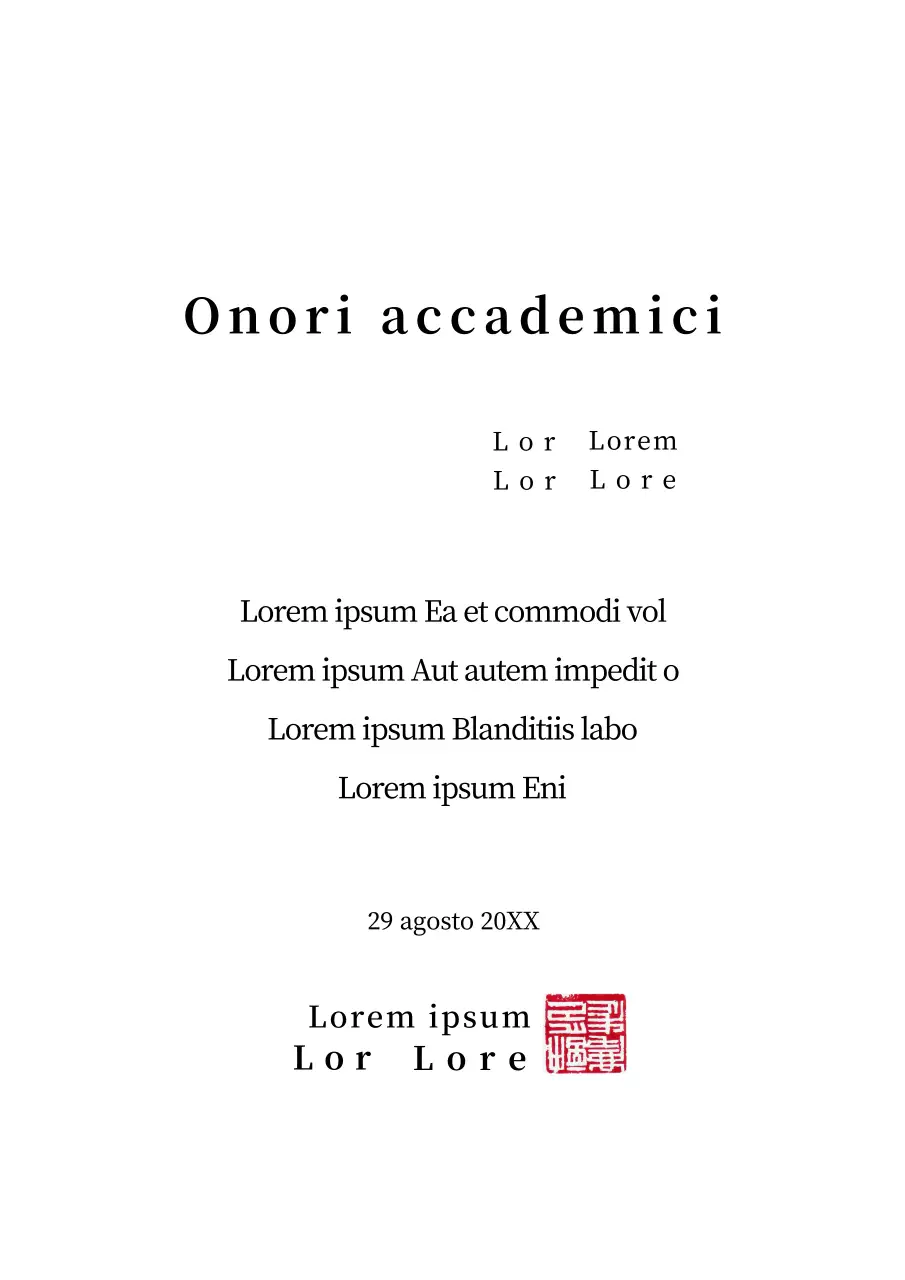 Premi universitari per l'eccellenza accademica con un concetto di forma pulita