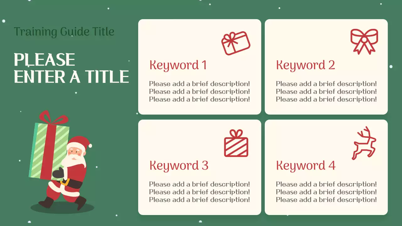 그린 전통 자원봉사 가이드 프레젠테이션