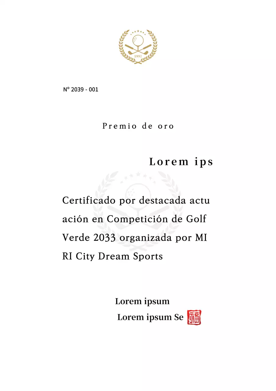 Premios deportivos con Golf Illustrated para un toque de clase