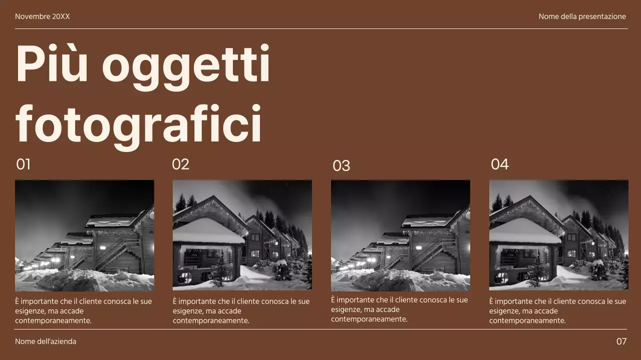 Relazione sulle pagine di Khaki e Brown Minimal Diverse Layout