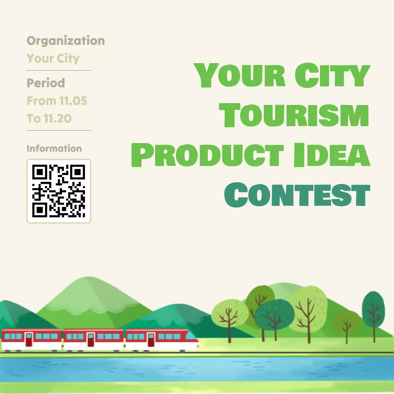 Promote the green and chartreuse nature tourism product competition