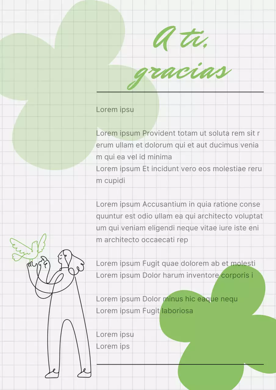 Invitación a carta moderna en chartreuse y gris