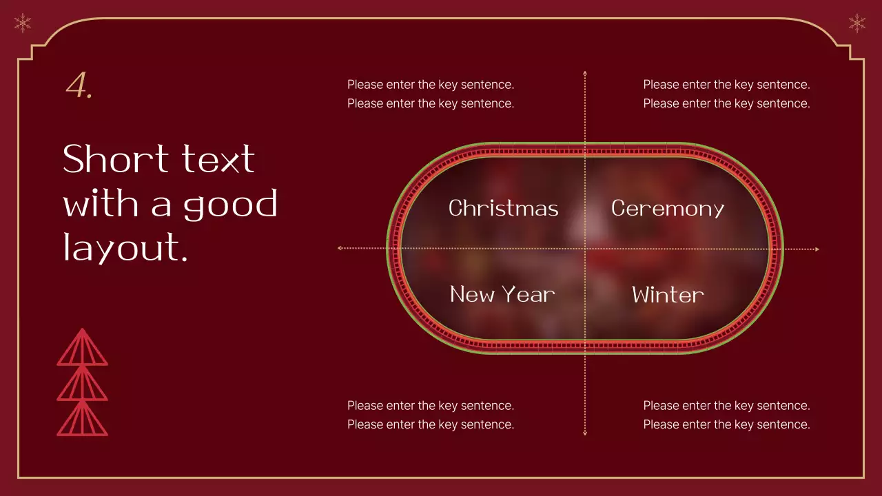 Wine Traditional Christmas Templates Presentation