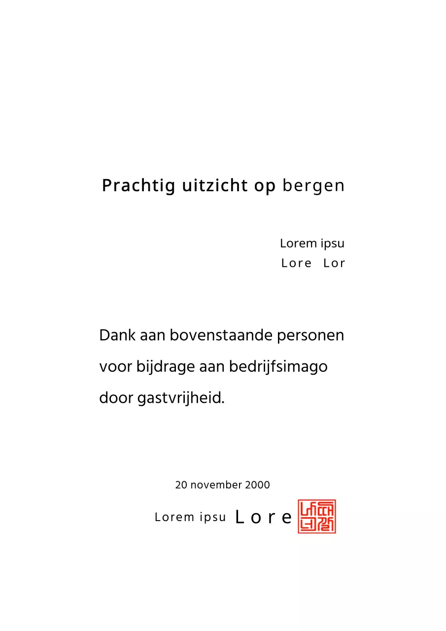 Achievement Award Ontwerp