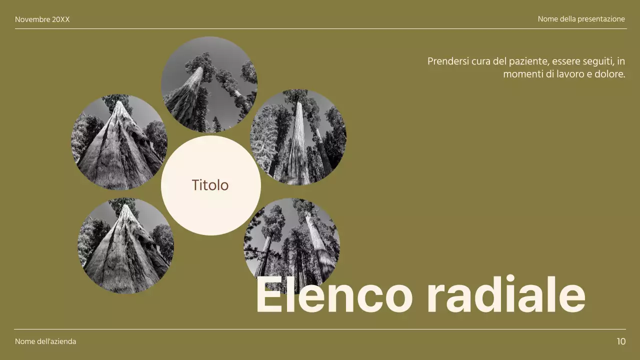 Relazione sulle pagine di Khaki e Brown Minimal Diverse Layout