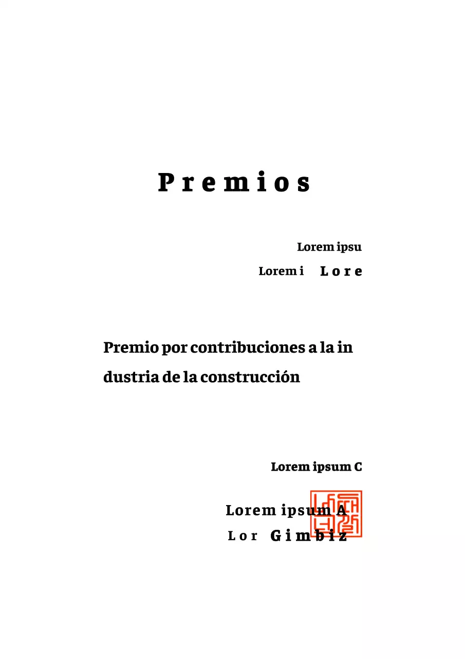 Diseño del Premio Logro