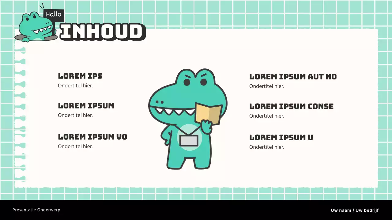 Mint en wit trending marketing onderzoeksnotitie rapport