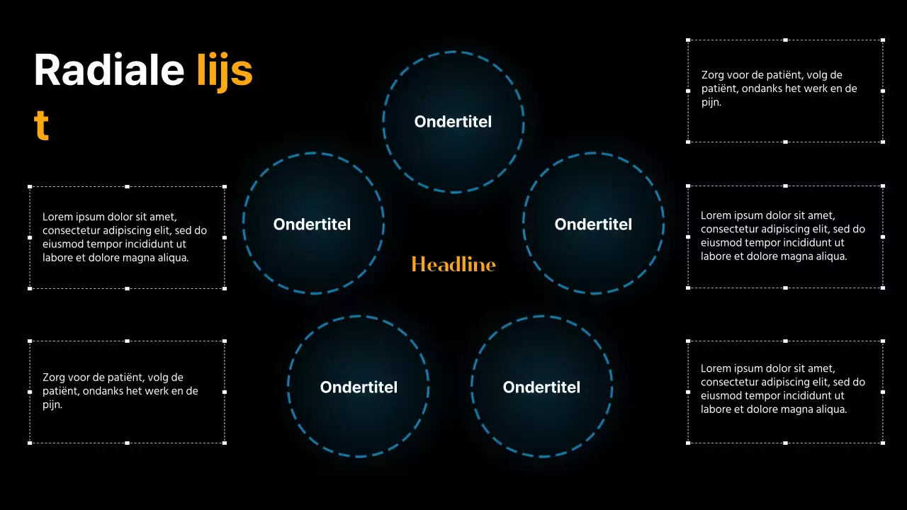 Zwart en Blauw Modern Veelzijdig Lay-out Pagina Materiaal