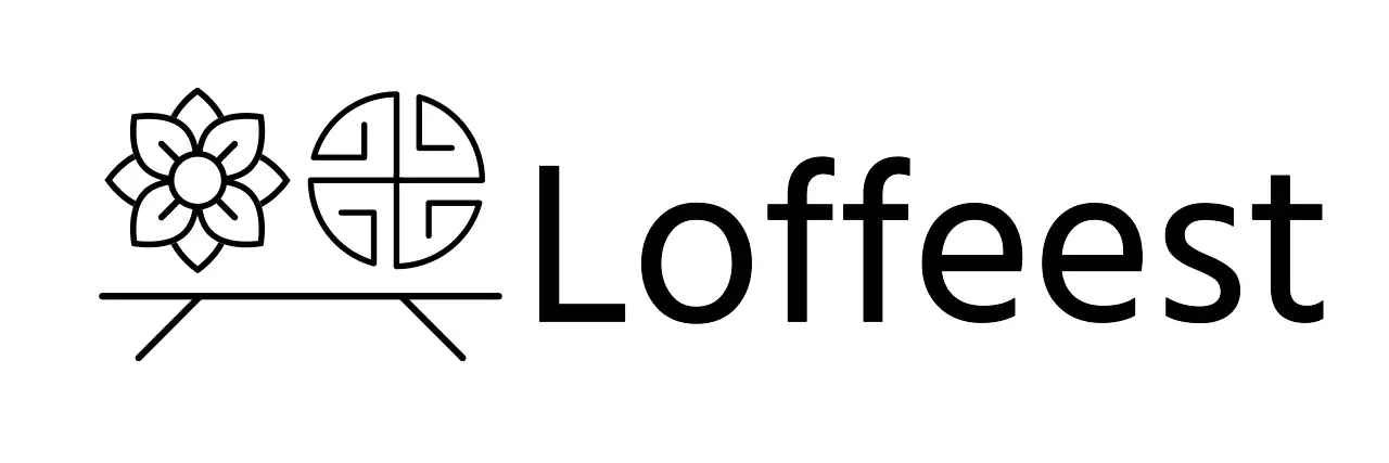 Eenvoudig Koreaans restaurantlogo met traditionele illustratie