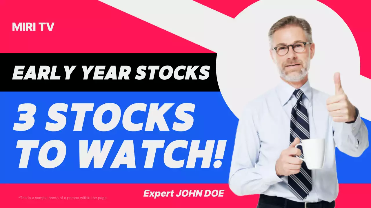 Red Professional Stocks Promotion YouTube Thumbnail