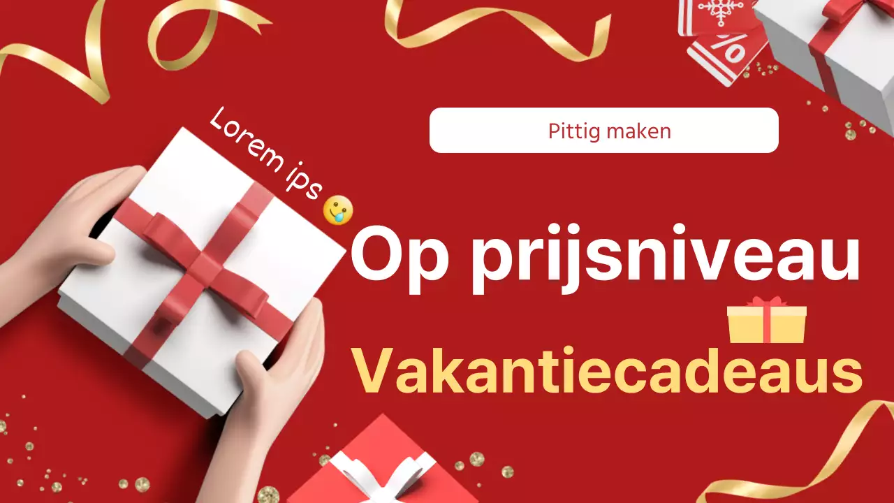 On-trend cadeausuggesties voor de feestdagen in rood en goud post