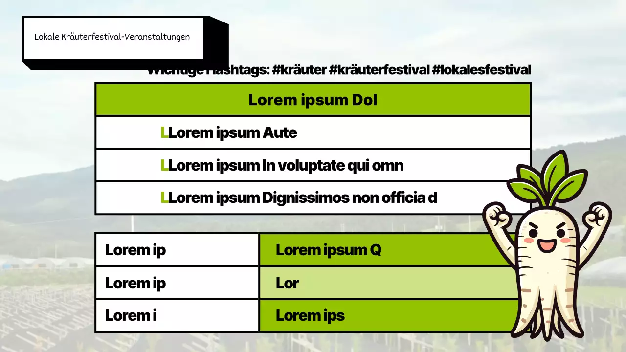 Ein Leitfaden für das grüne Retro-Ginseng-Festival