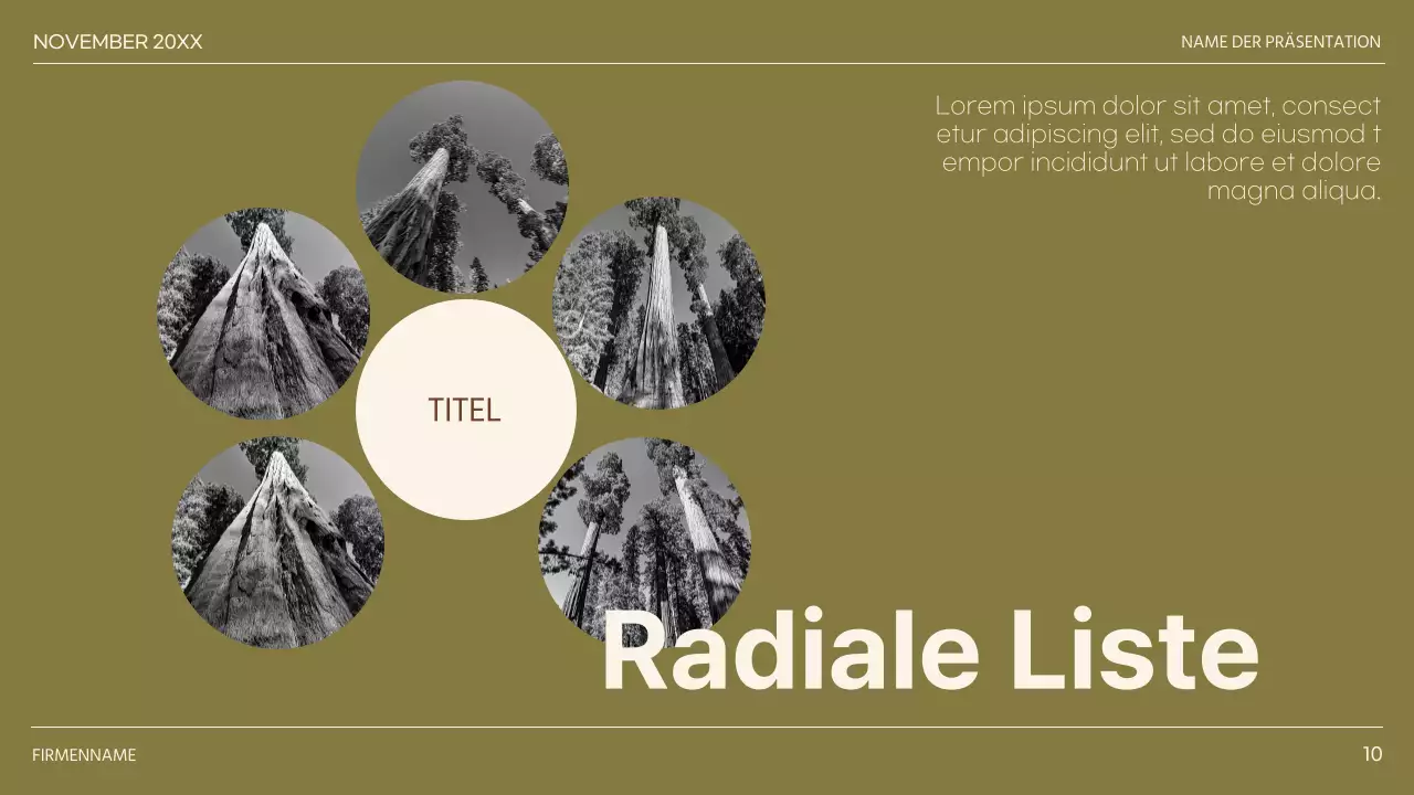 Khaki und Braun Minimal Diverse Layout Seiten Bericht