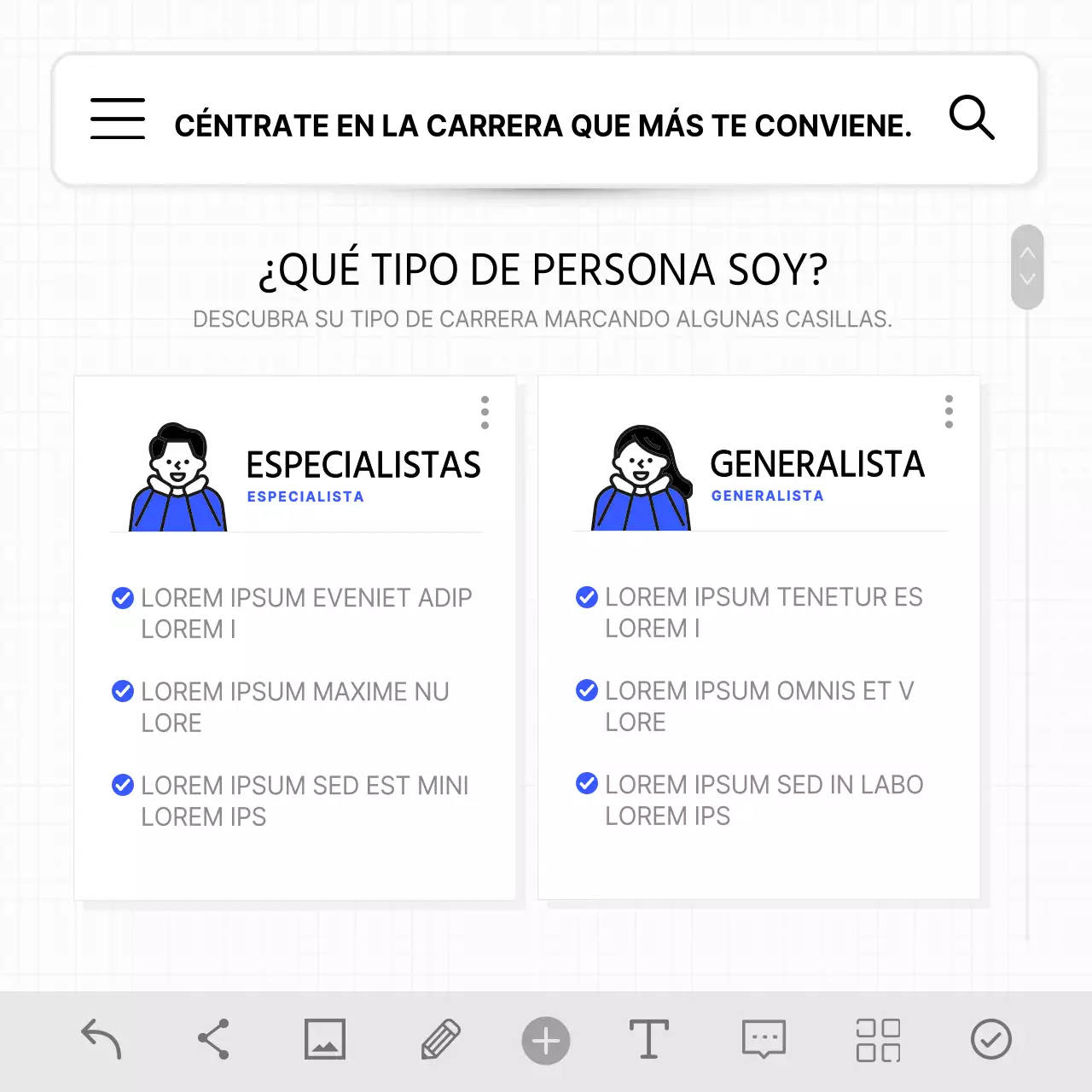 Acerca de los consejos de diseño profesional en azul y blanco