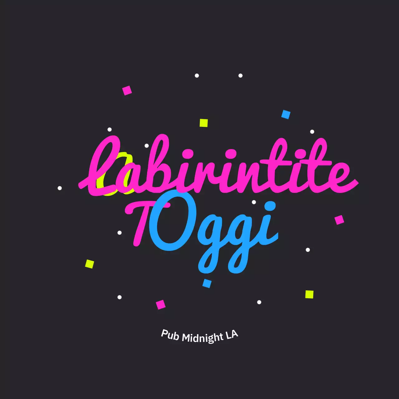 Design che si distinguono per la tipografia colorata