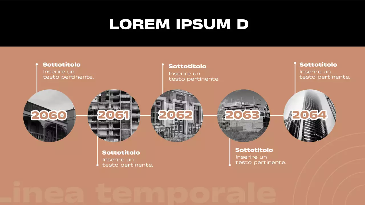 Rapporto di pagine minimali a layout multiplo in marrone e nero