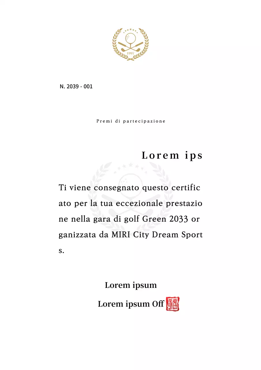 Premi sportivi con Golf Illustrated per un tocco di classe