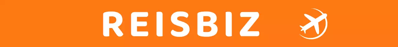 Eenvoudig logo voor toerismebureau in wit