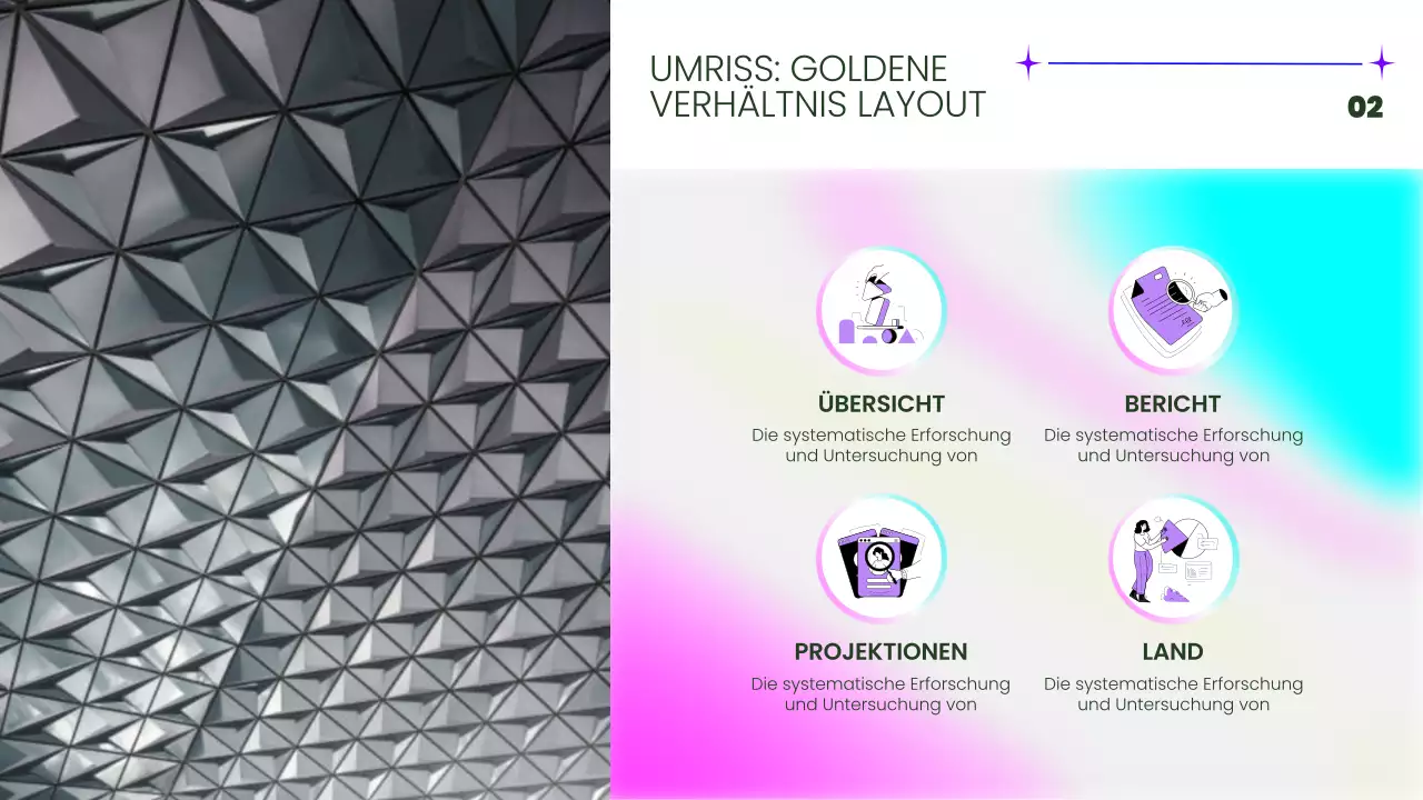 Rosa und fluoreszierend Trendy Multipage Layout Report