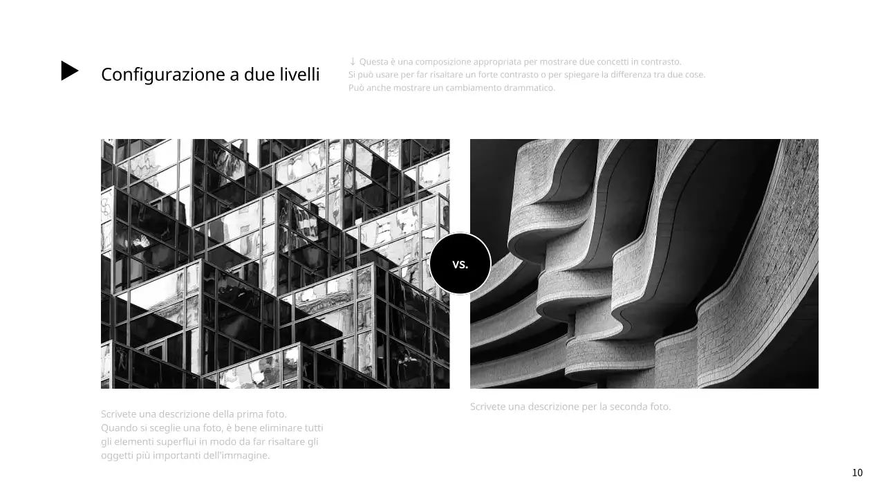 Un rapporto di consulenza strategica bianco e semplice