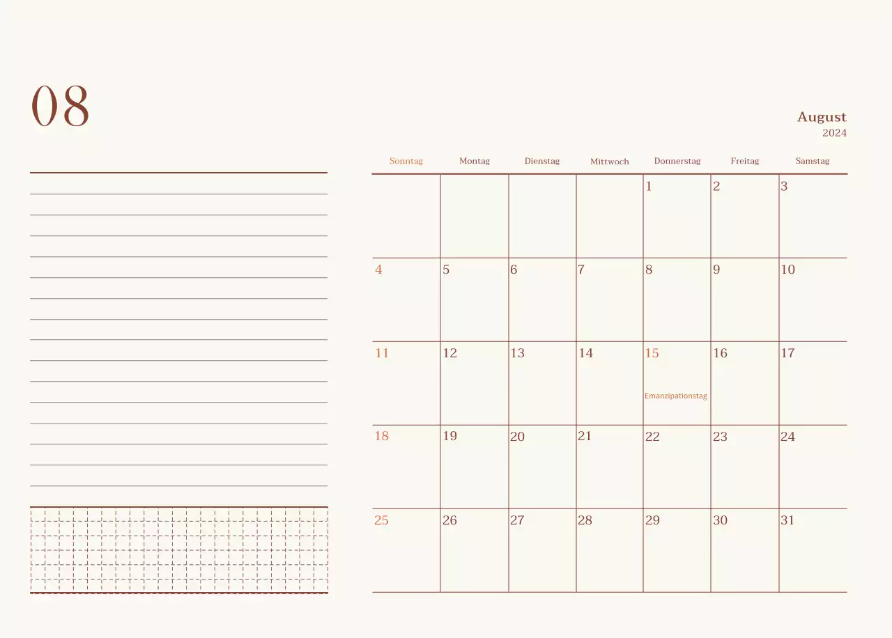 Emotionales Cafe-Fotolayout in Beige und Braun