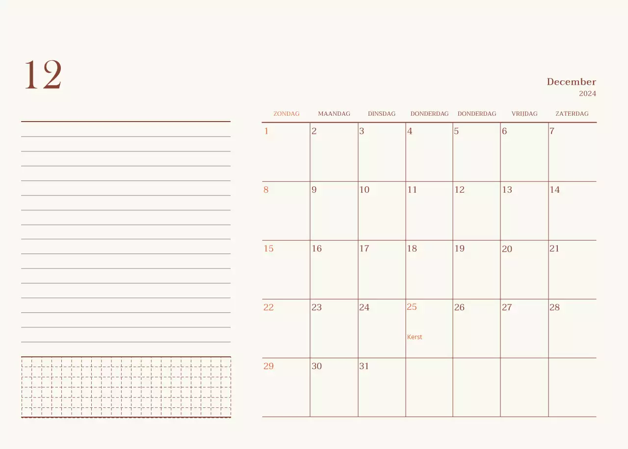 Emotionele fotolay-out voor café in beige en bruin