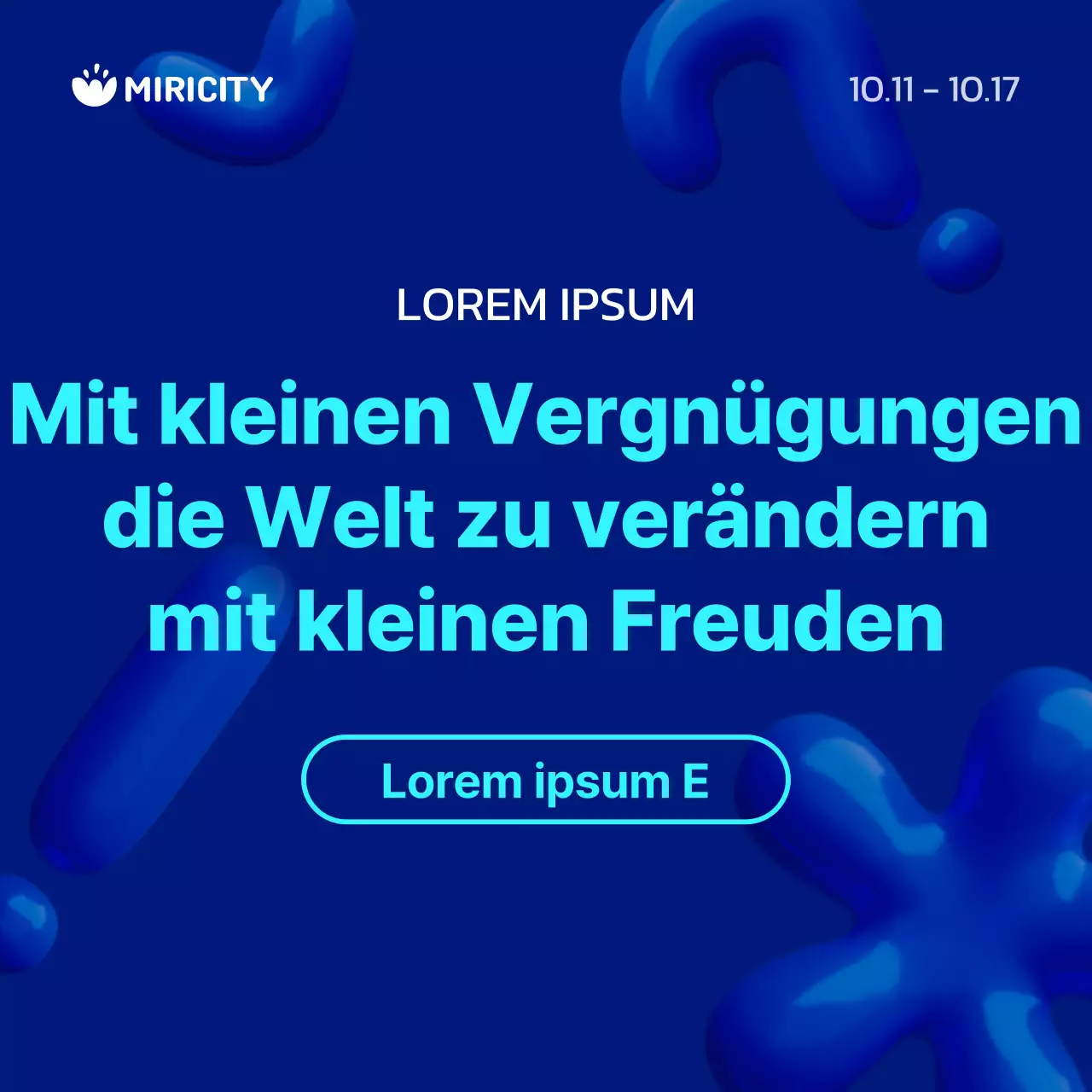 Einfache Aufgaben in Blau