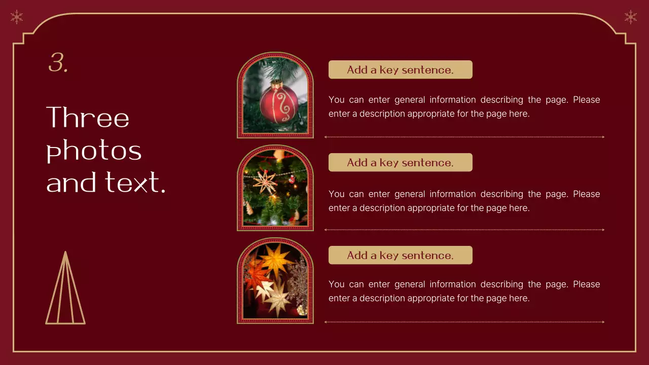 Wine Traditional Christmas Templates Presentation