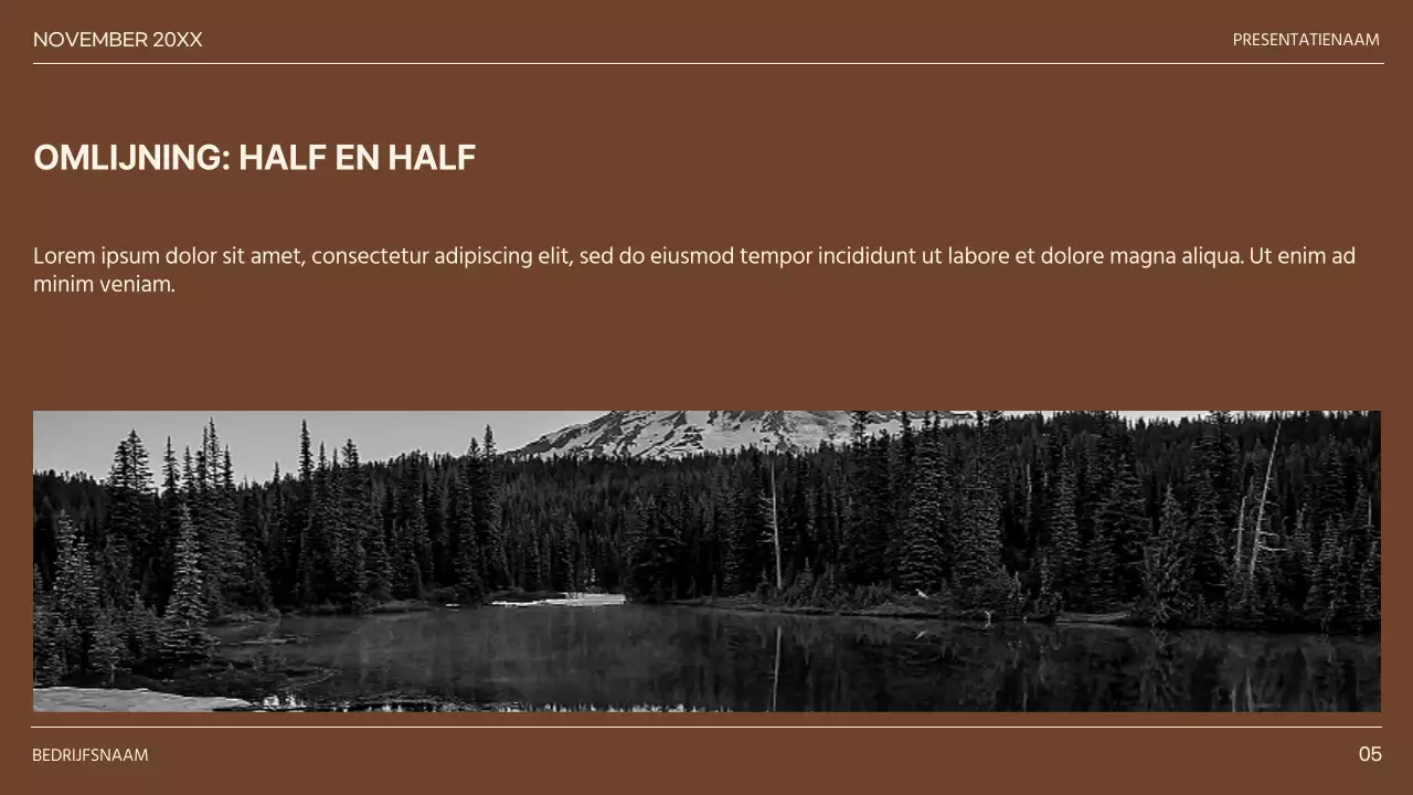 Khaki en Bruin Minimal Diverse Layout Pagina's Rapport