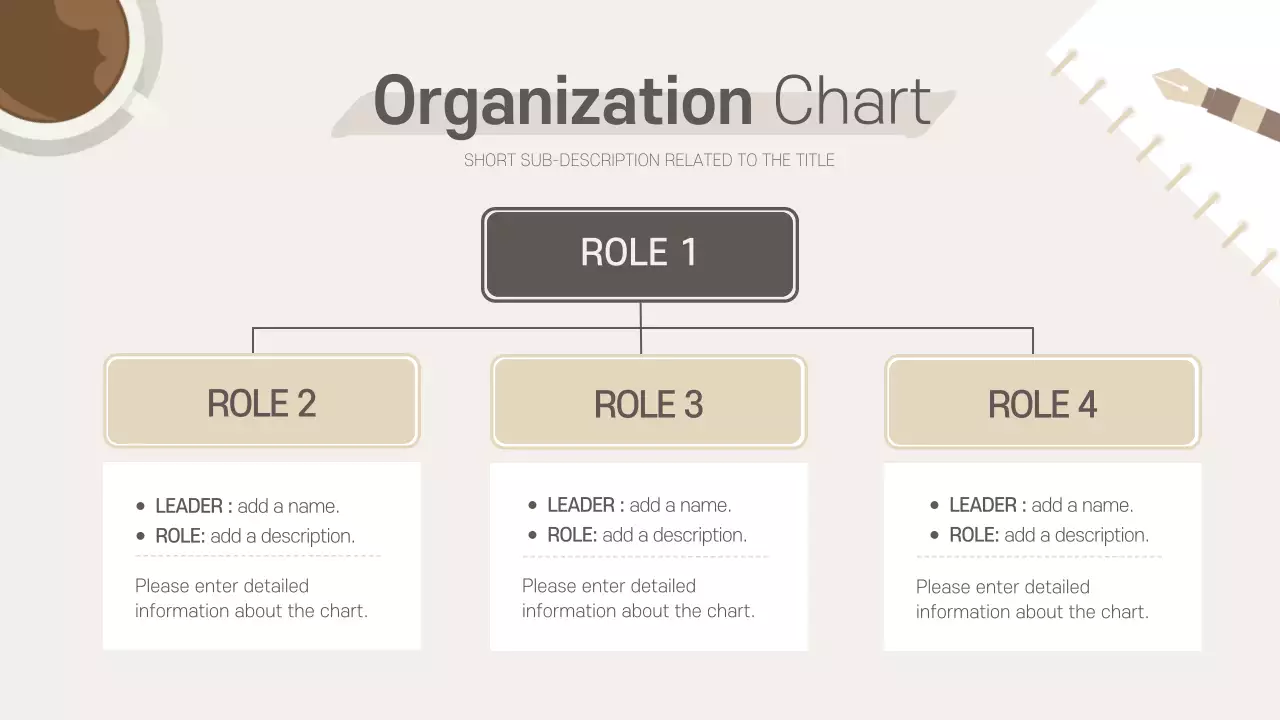 베이지 모던 오피스 프레젠테이션