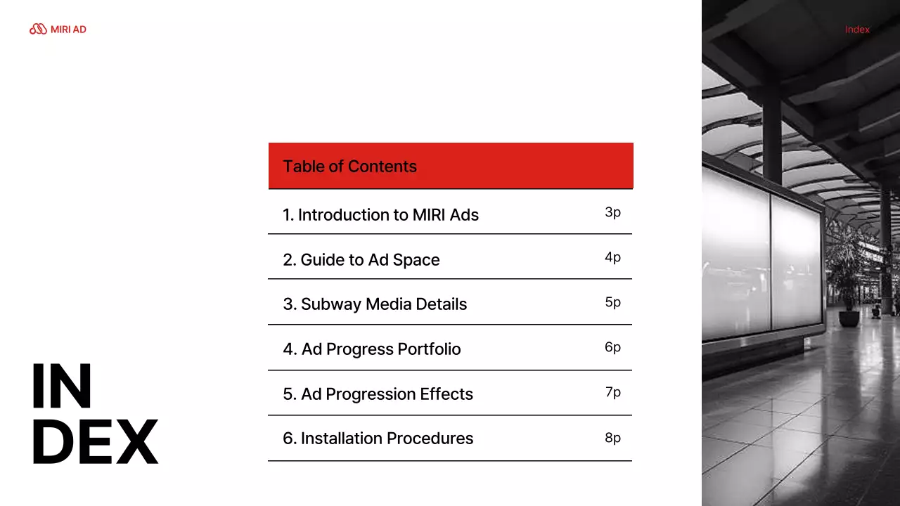 Red Professional 광고 가이드 프레젠테이션