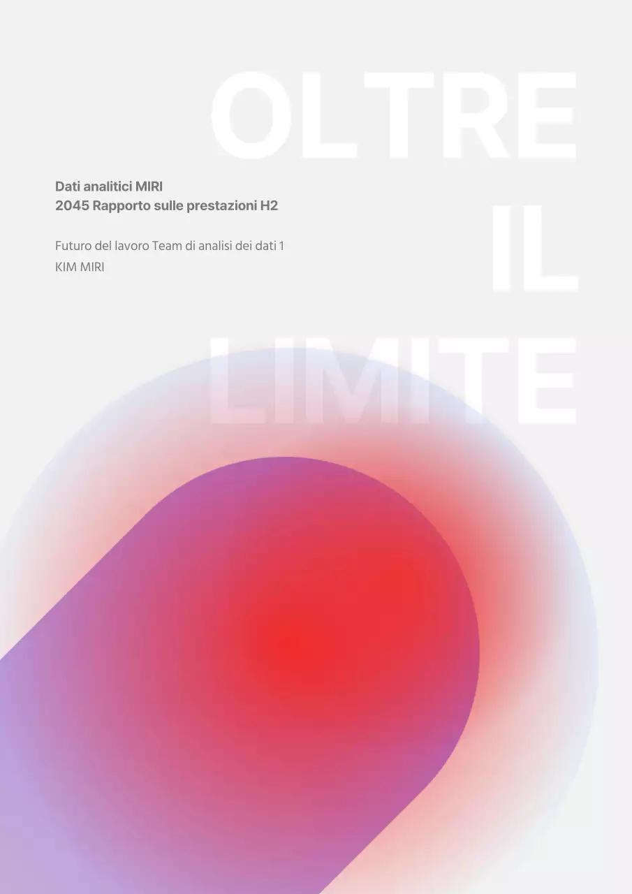 Rapporti sulle prestazioni grigi e minimalisti