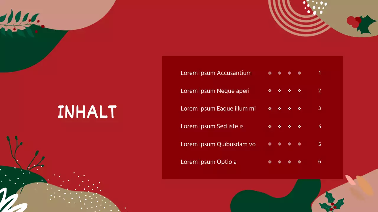 Leitfaden für die Ausbildung von Freiwilligen in roten und grünen geometrischen Mustern