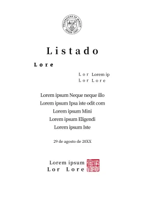 Formulario de lista de universidades de lujo