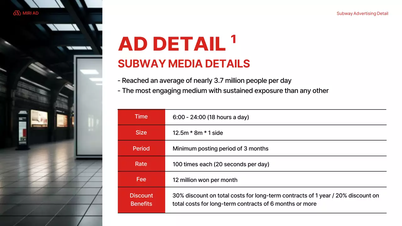 Red Professional 광고 가이드 프레젠테이션