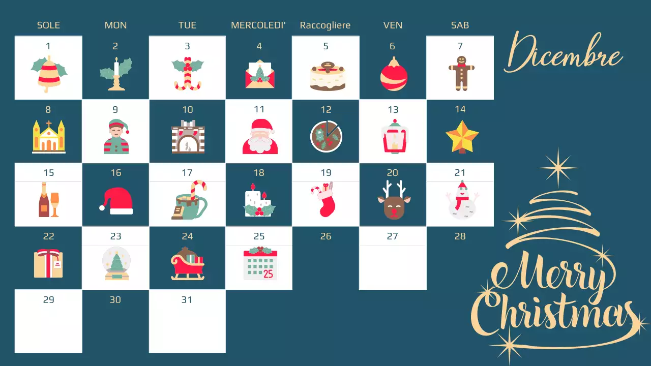 Un arcobaleno di agende di tendenza