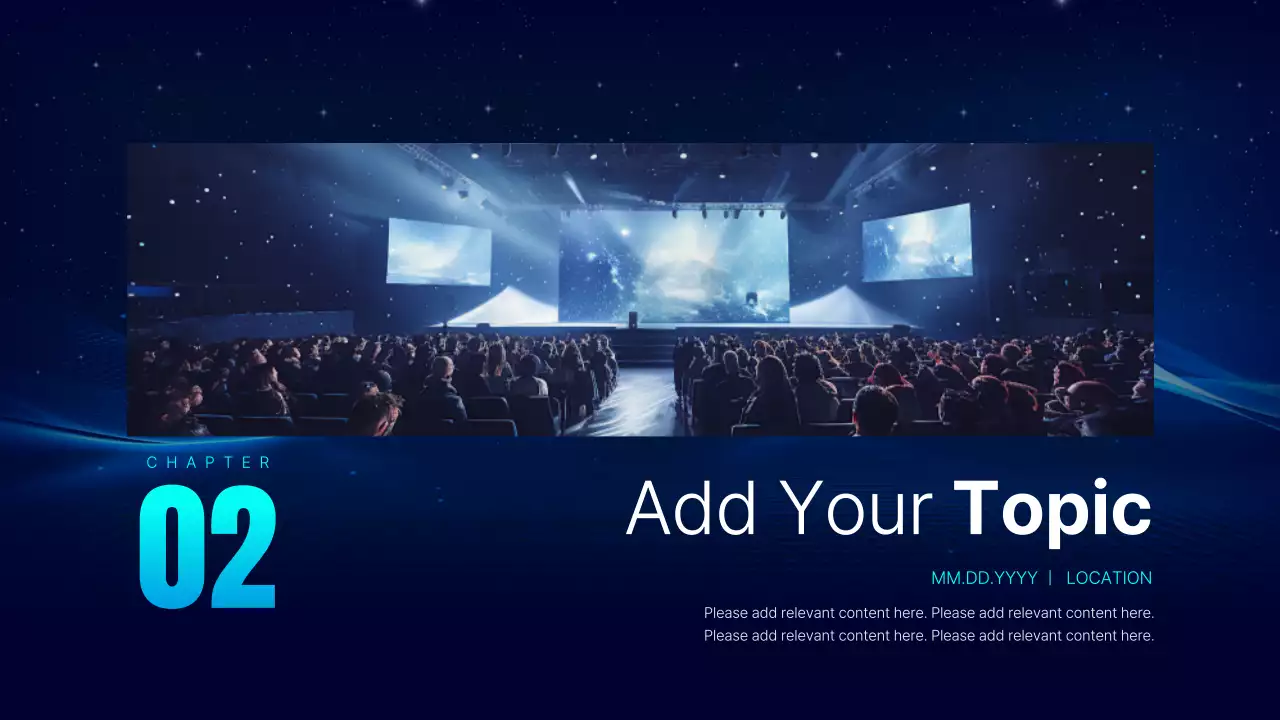 Bài thuyết trình kinh doanh hiện đại màu xanh