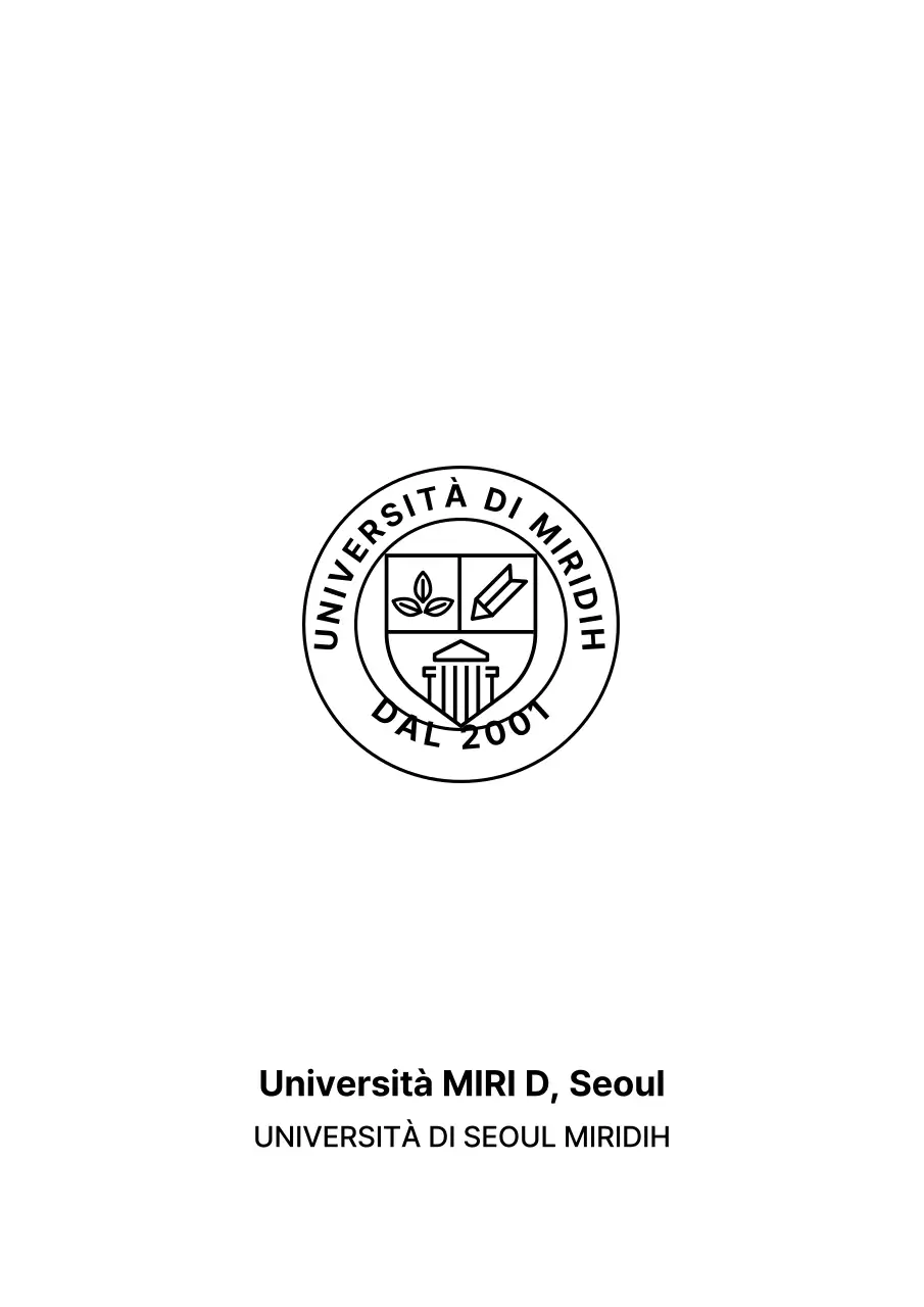 Caso d'inserimento del simbolo del logo dell'università