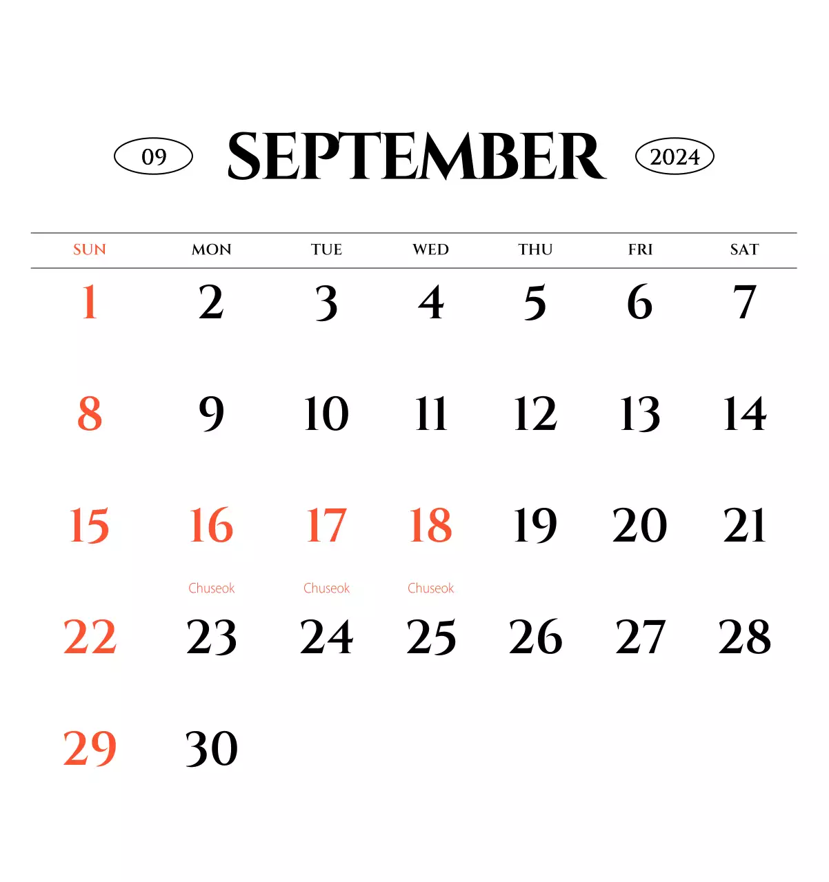 Simple style wall calendar with black and white emotional travel photography concept