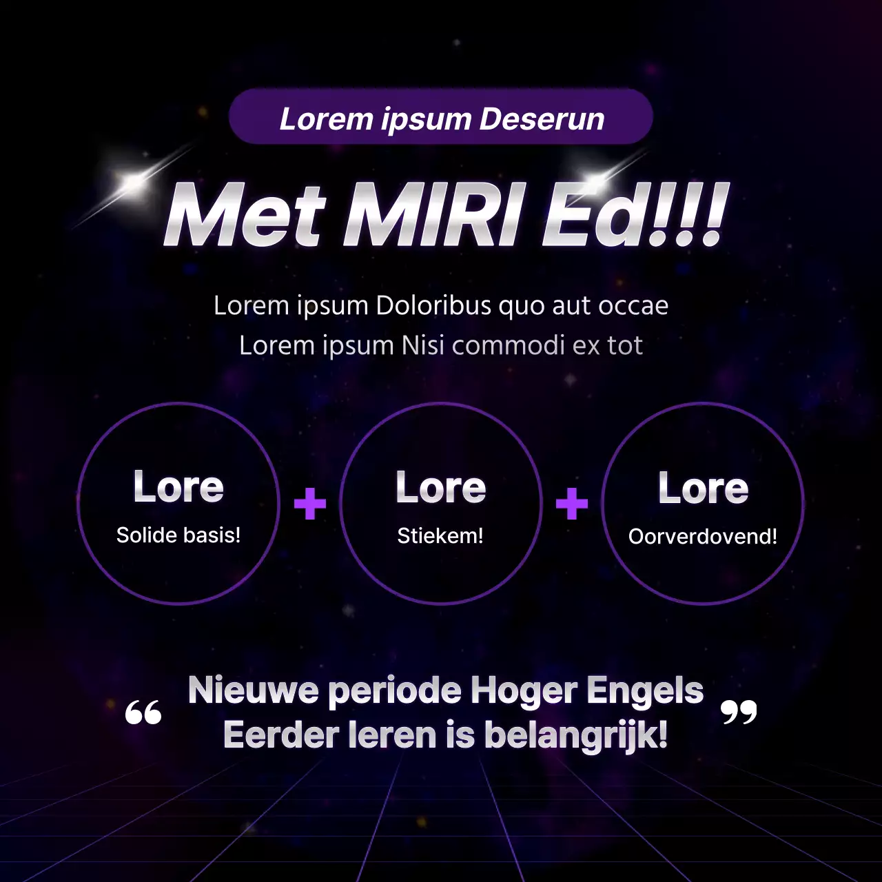 Promoot de back-to-school specials van Purple Cyber