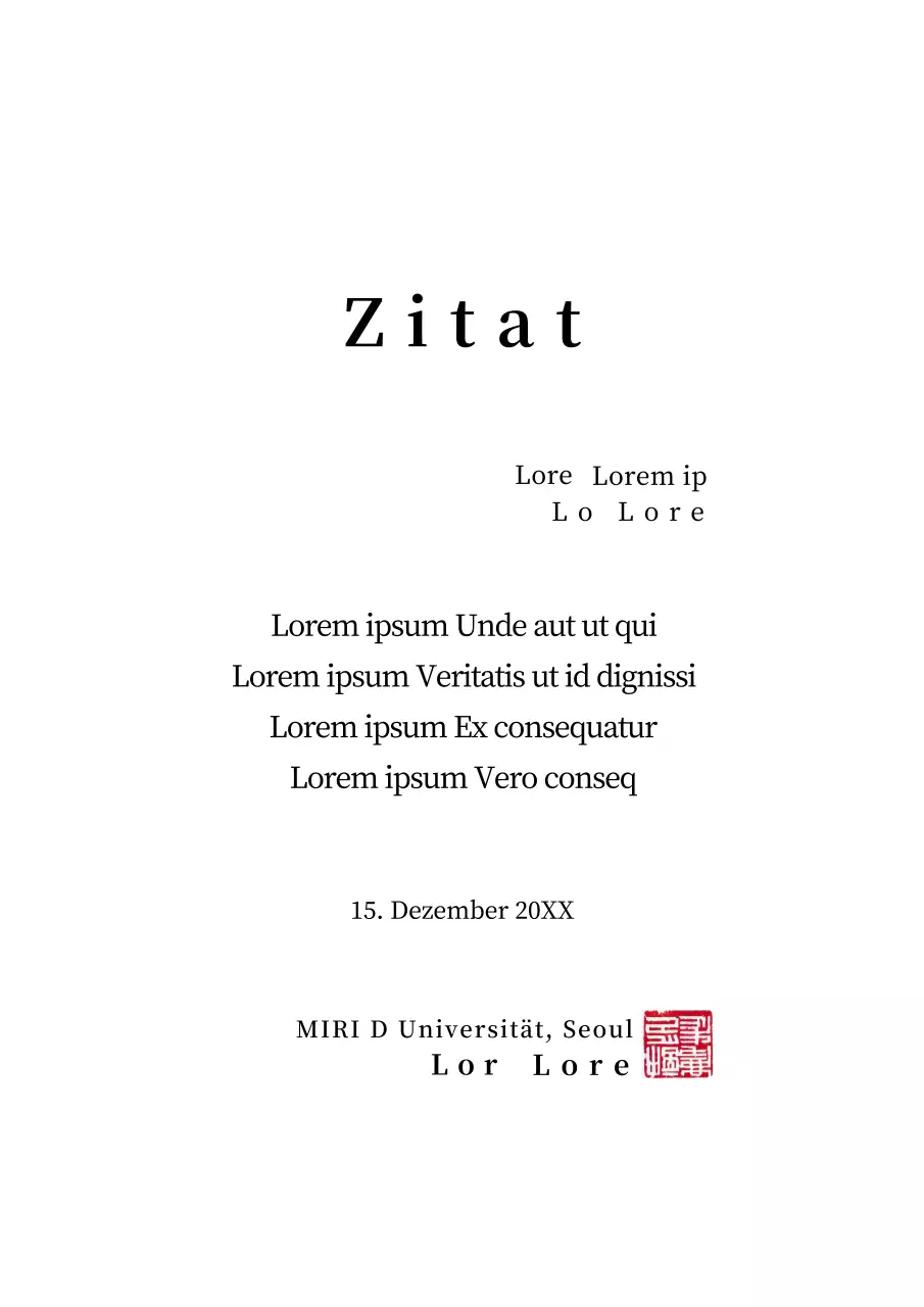 Saubere und stilvolle Zitate mit Schulsymbolen