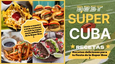 Las mejores recetas de la Super Bowl en amarillo y verde