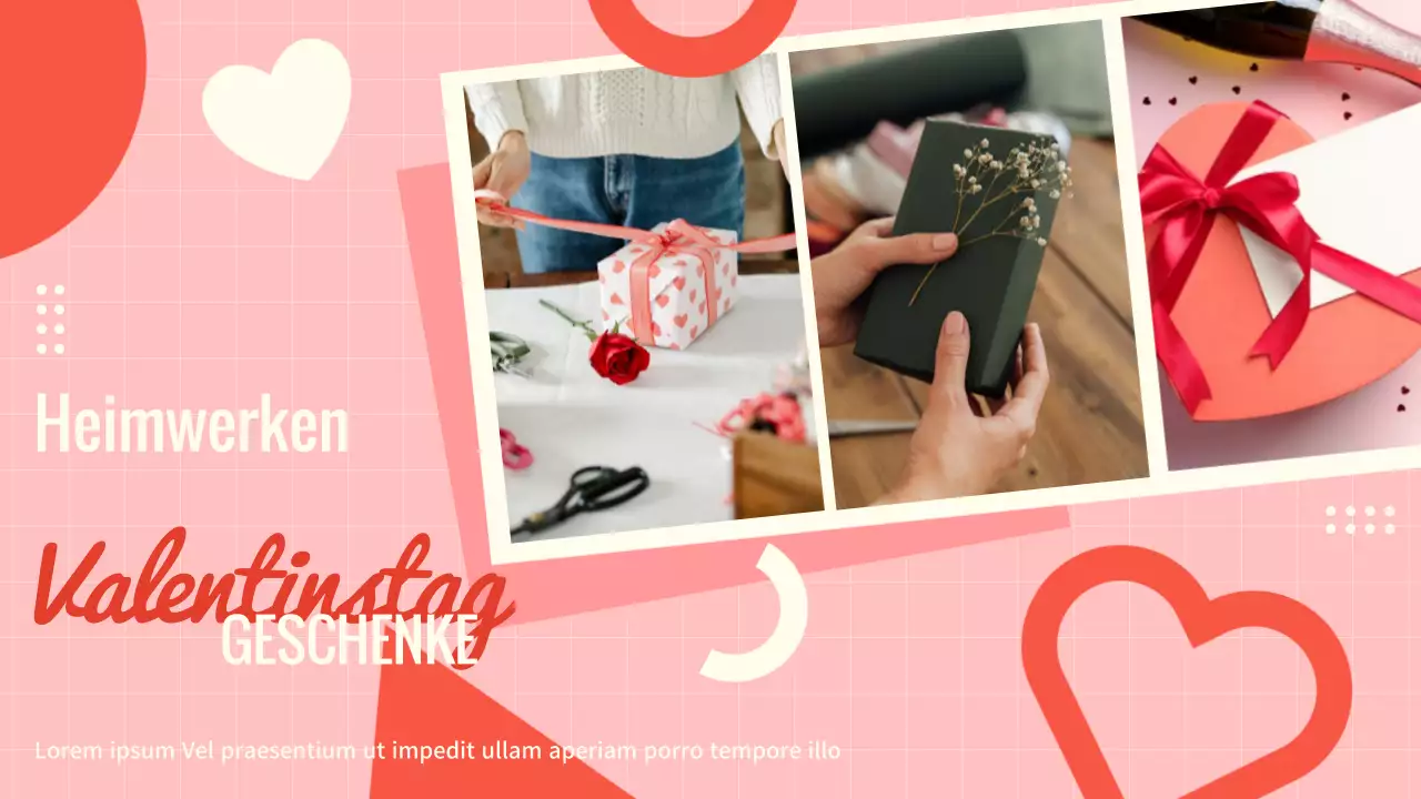 Einfache DIY-Vorschläge zum Valentinstag in Rosa