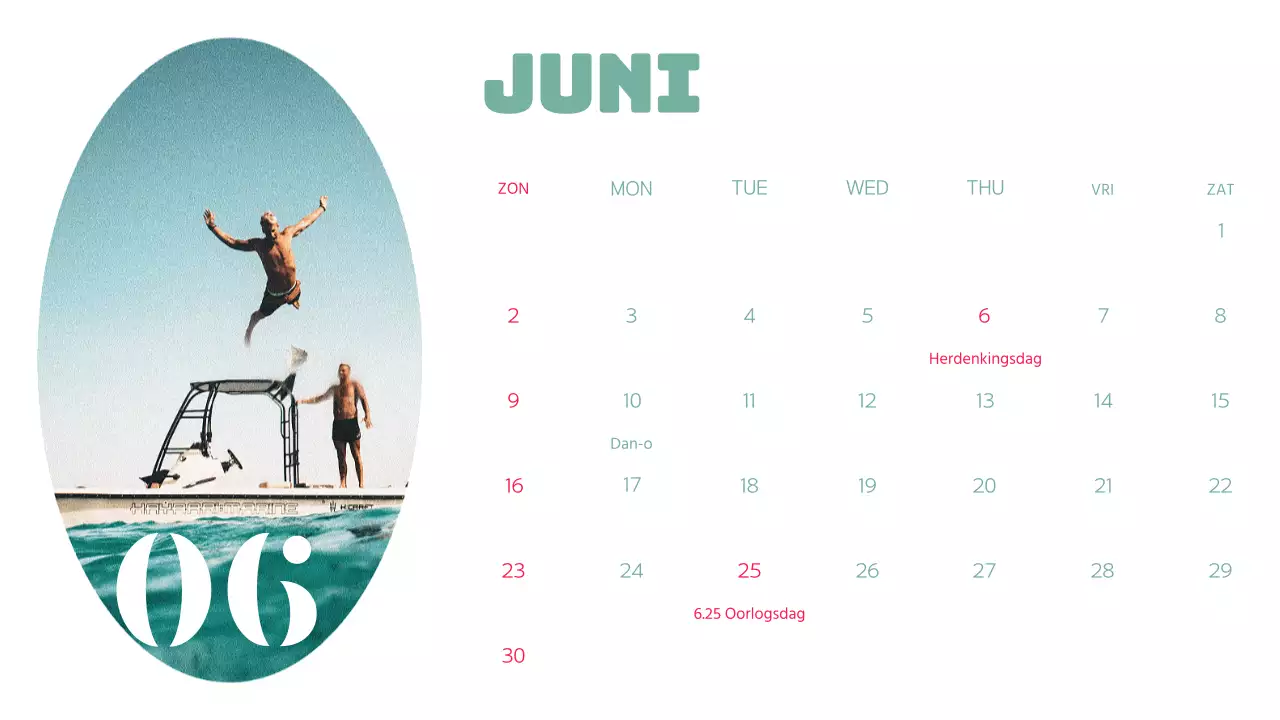 Een regenboog aan trendy kalenderplanners