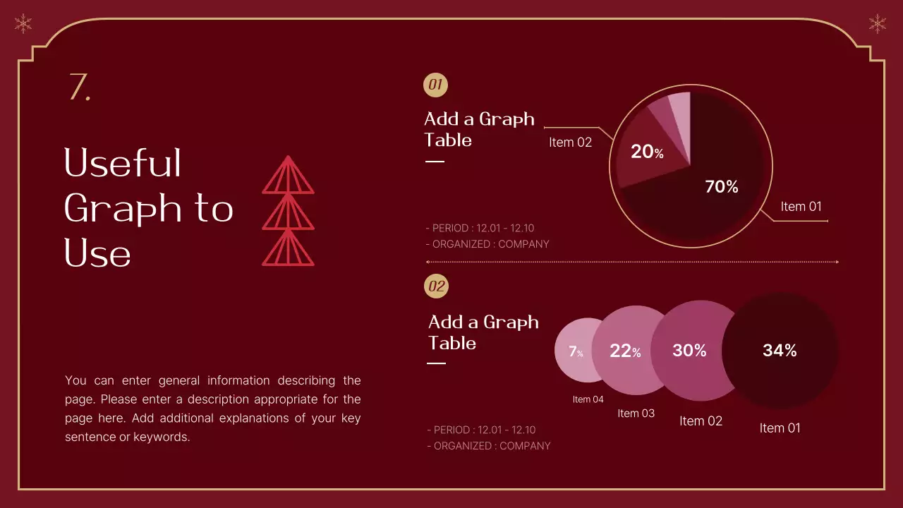 Wine Traditional Christmas Templates Presentation